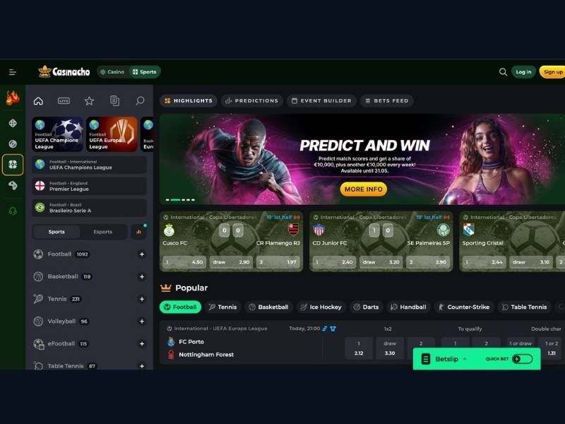 Cashback RELDAY e rakeback di Casinacho Casino Nacho Casino con esempi per l'Italia